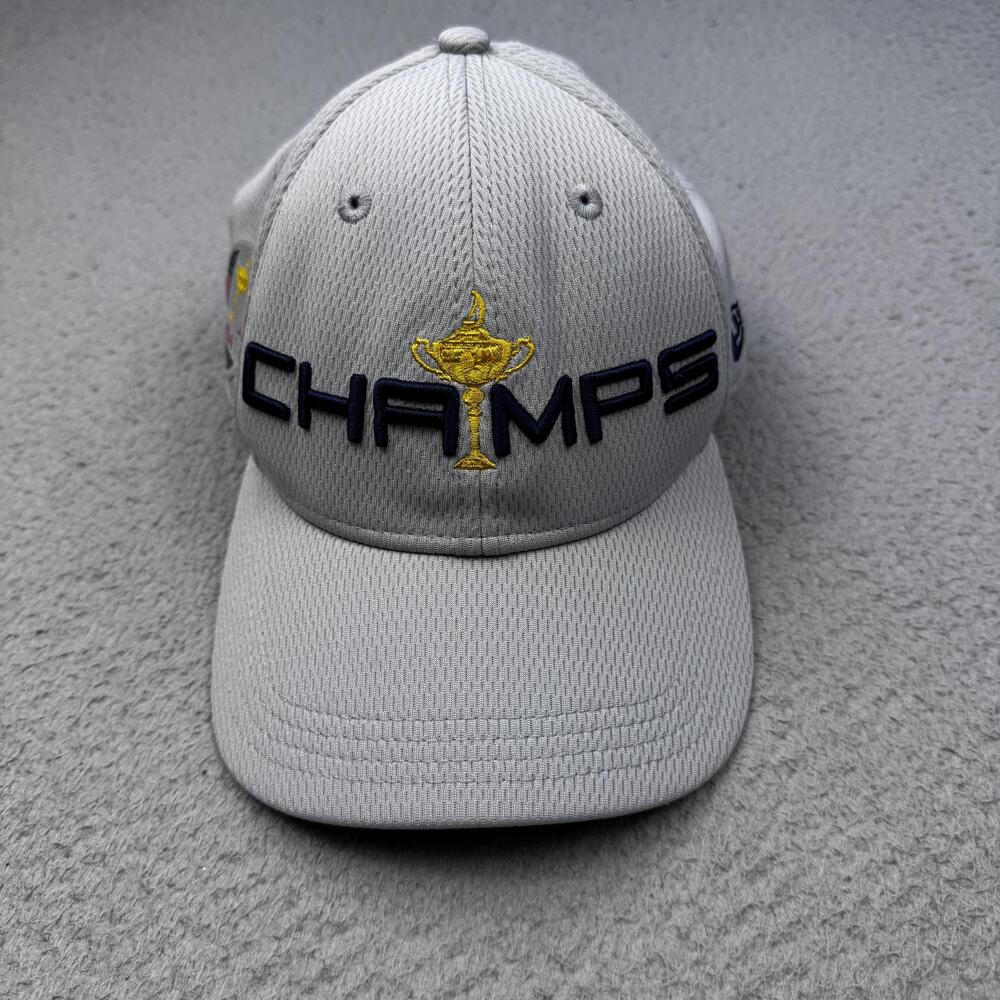 Team USA Ryder Cup Hat Cap Strap Back One Size Gray Golf 2020 Champs New Era